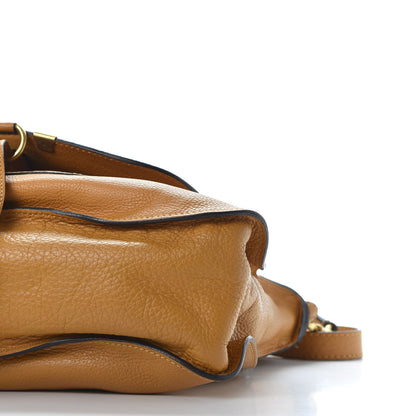 Chloe Calfskin Medium Marcie Satchel Brown Sugar 10 of 12