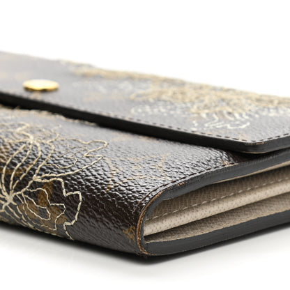 Louis Vuitton Monogram Dentelle Sarah Wallet Gold 14 of 15