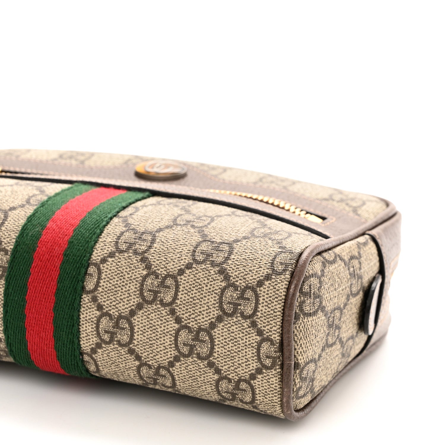 Gucci GG Supreme Monogram Web Small Ophidia Belt Bag 85 34 Dark Brown 11 of 11