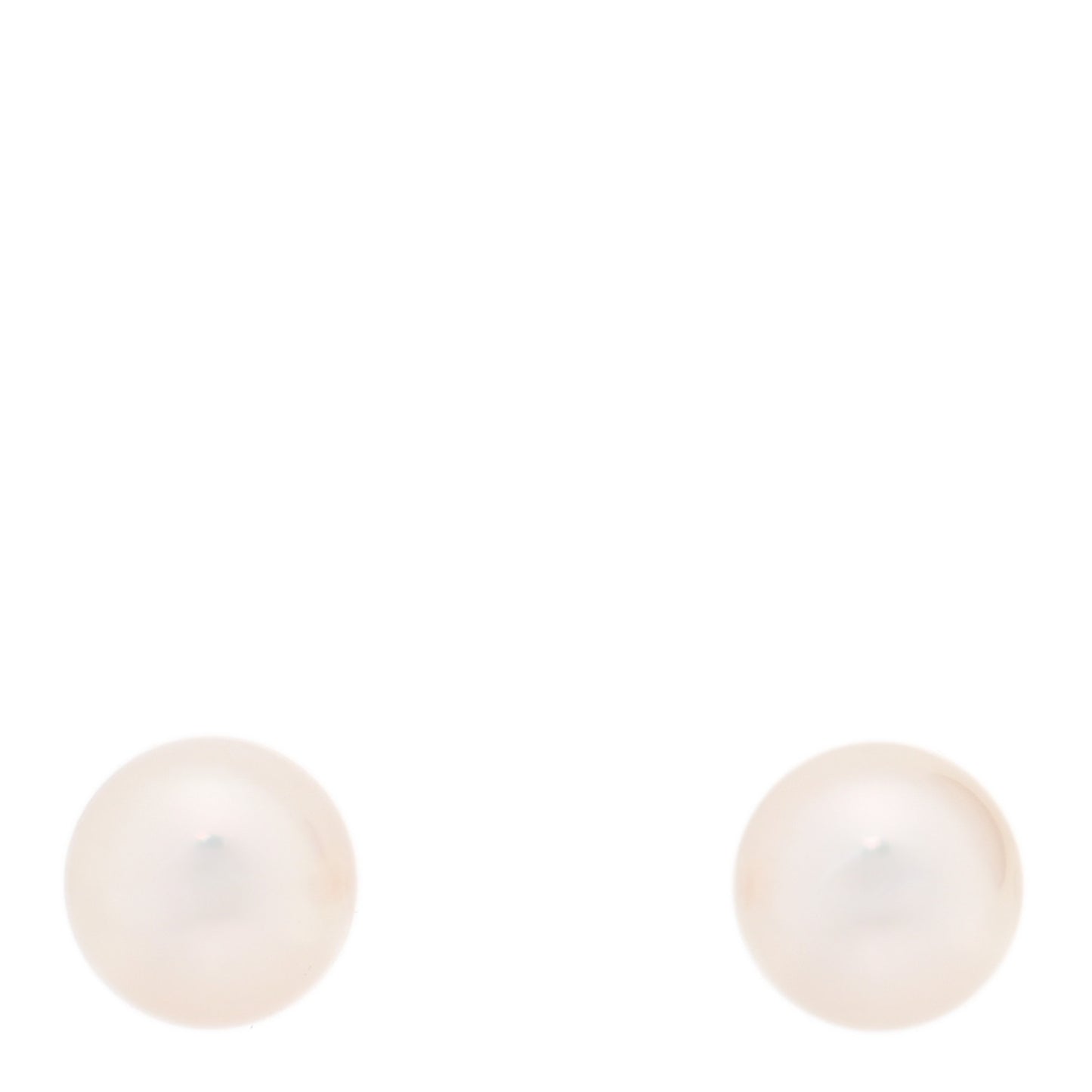 18K Yellow Gold Akoya Cultured Pearl 8.5mm Stud Earrings