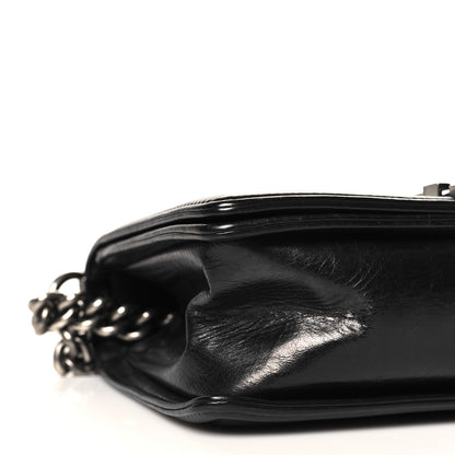 Chanel Calfskin Double Stitch Medium Boy Flap Black 9 of 11