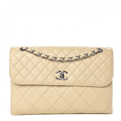 Chanel Calfskin Quilted In the Business Flap Bag Beige Clair 1 of 10