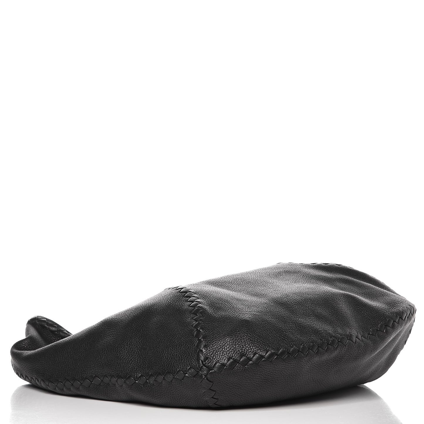 Cervo Deerskin Large Hobo Nero Black
