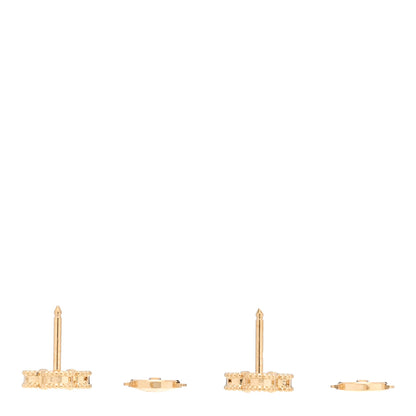 Van Cleef & Arpels 18K Yellow Gold Mother of Pearl Sweet Alhambra Earrings 3 of 5
