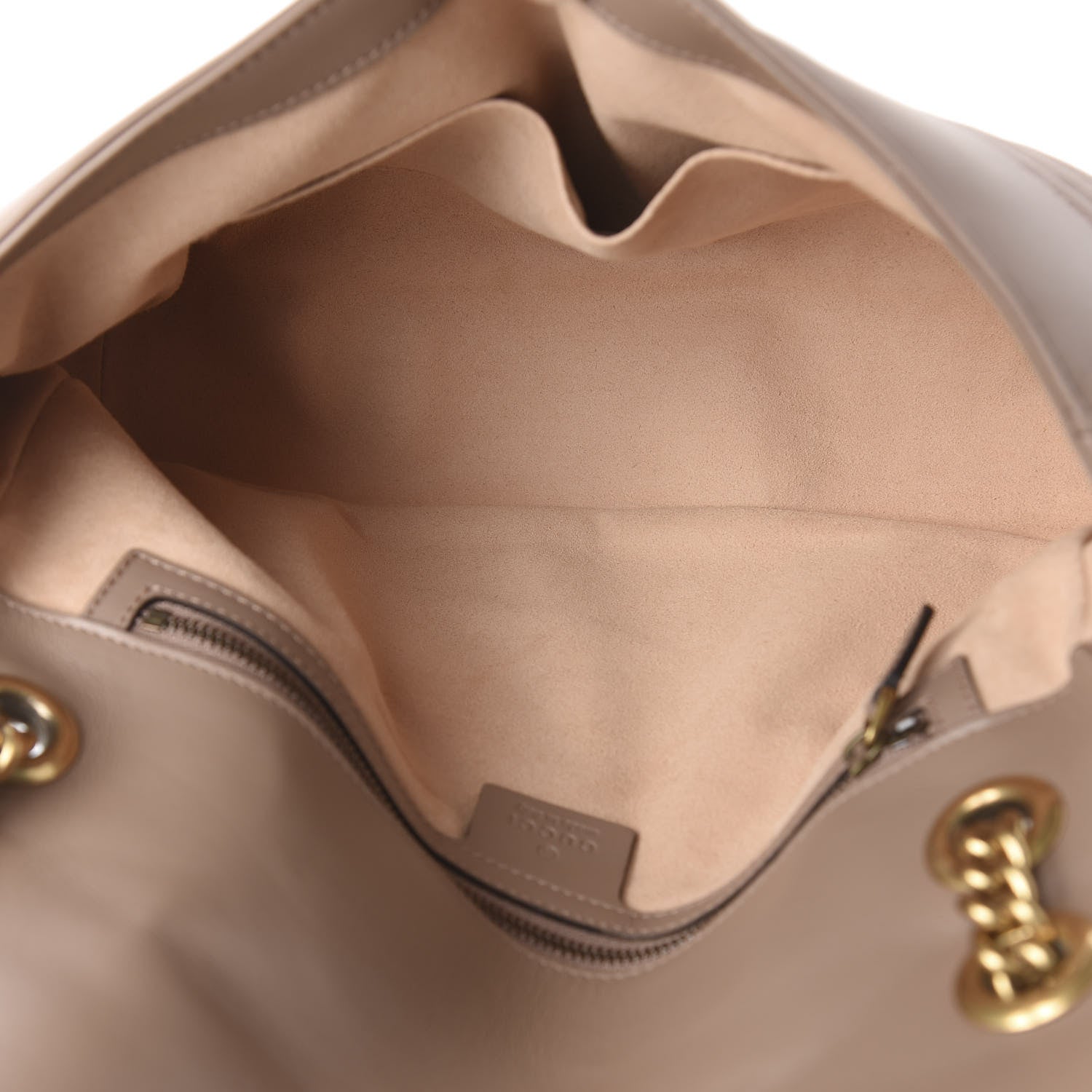 Gucci Calfskin Matelasse Medium GG Marmont Shoulder Bag Porcelain Rose 4 of 9