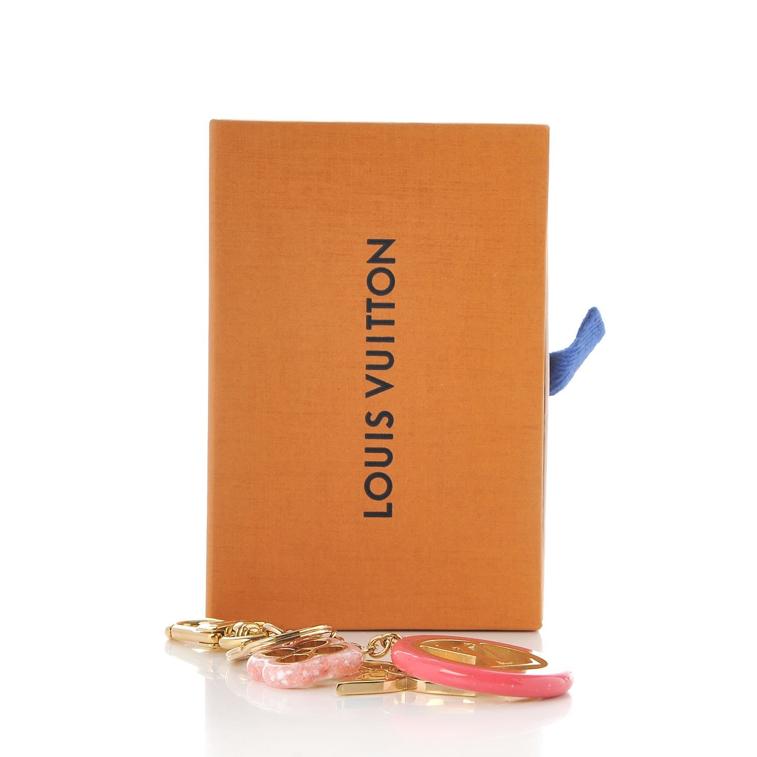 Louis Vuitton Colorline Bag Charm Key Holder Pink Glitter 4 of 4
