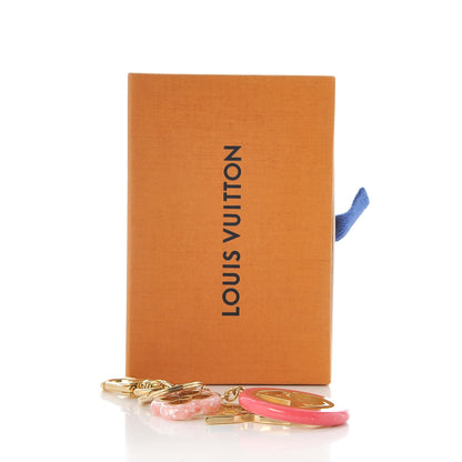 Louis Vuitton Colorline Bag Charm Key Holder Pink Glitter 4 of 4