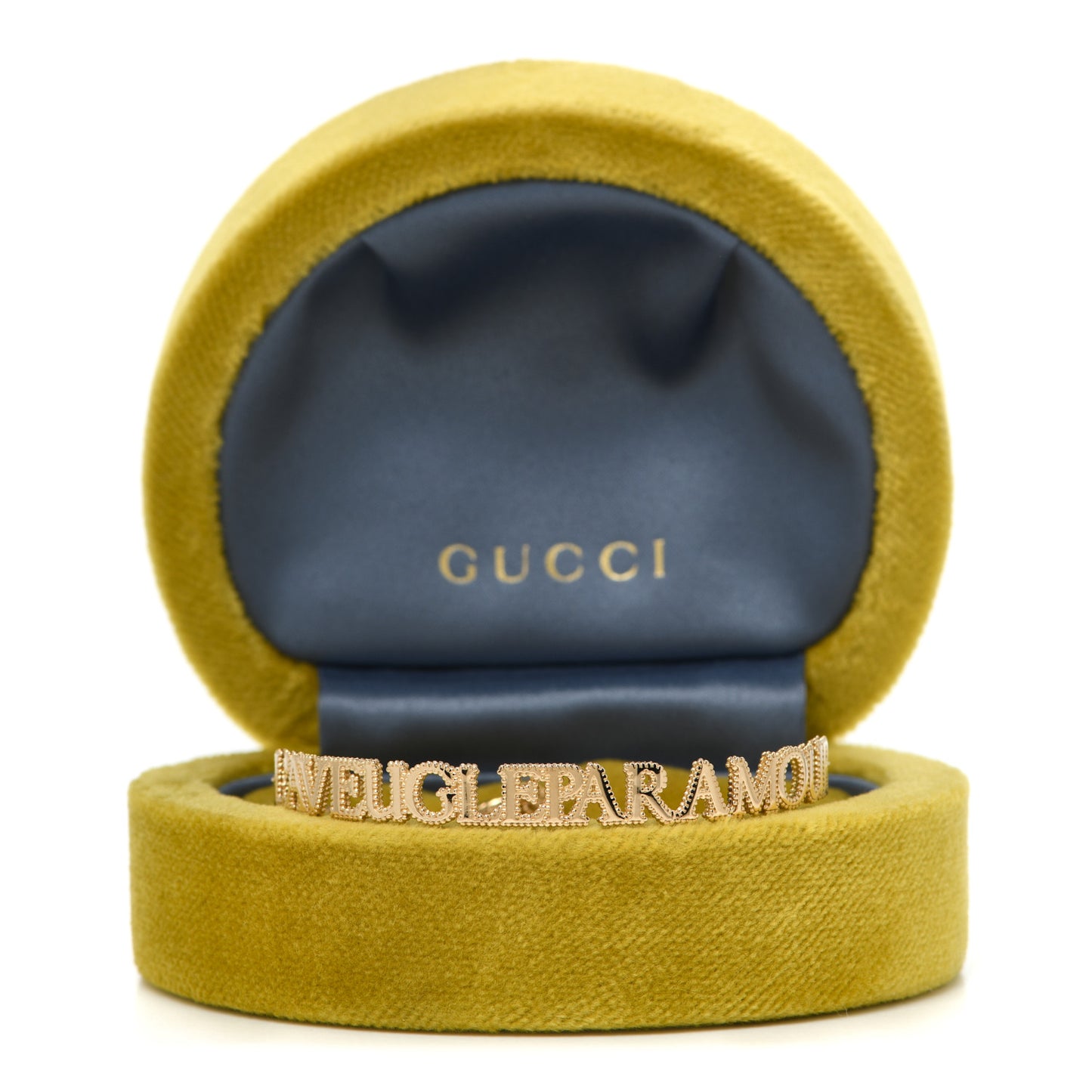 18K Yellow Gold L'Aveugle Par Amour Bracelet