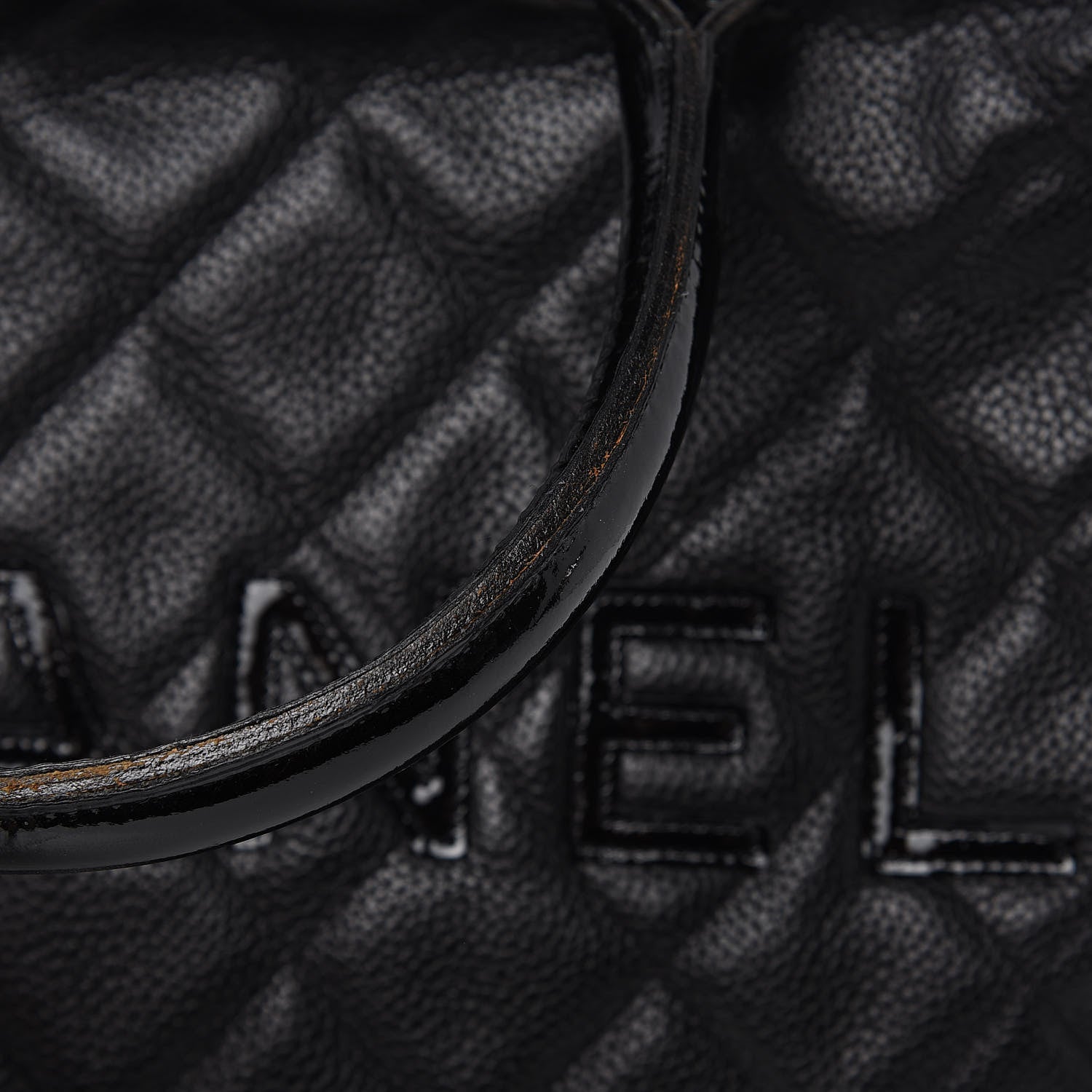 Chanel Caviar Patent Quilted Large Bowler Black 15 of 15