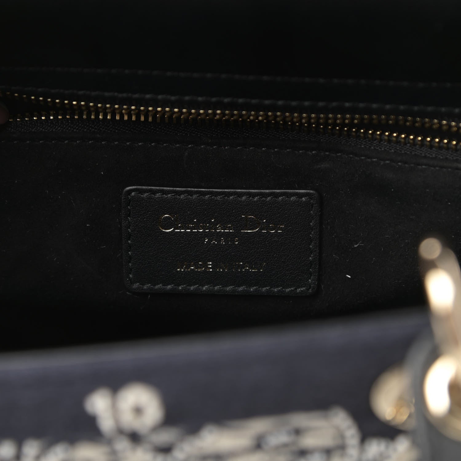 Christian Dior Embroidered La Roue La Fortune Tarot Medium Lady Dior Blue 6 of 11
