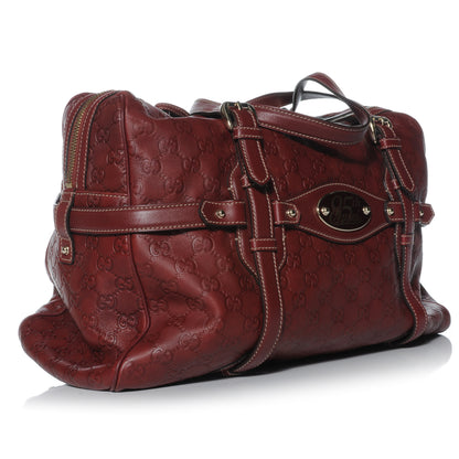 Gucci Guccissima 85th Anniversary Large Boston Rusty Red 3 of 8