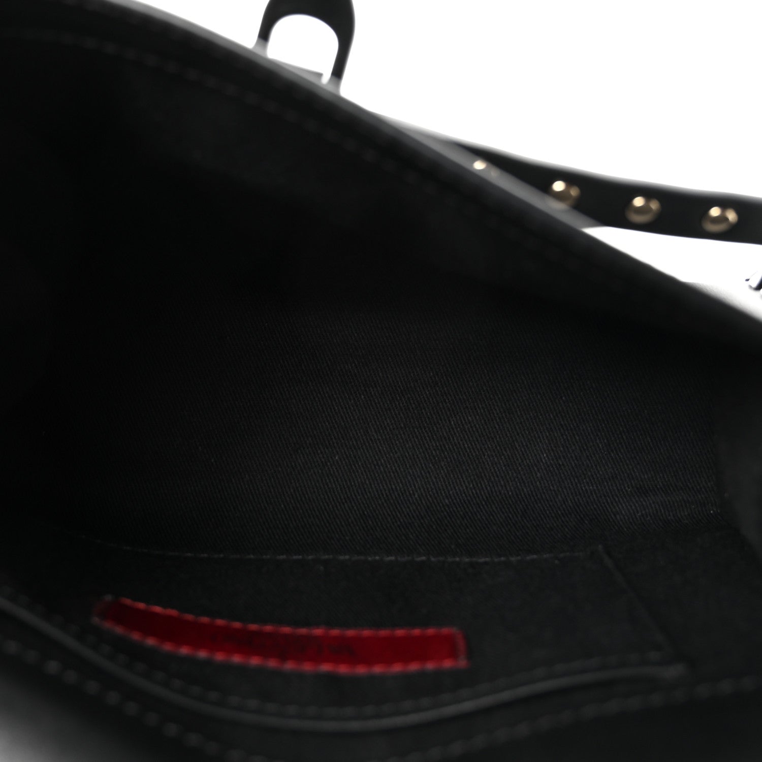 Valentino Garavani Vitello Monochrome Medium Rockstud Flip Lock Crossbody Bag Black 5 of 9