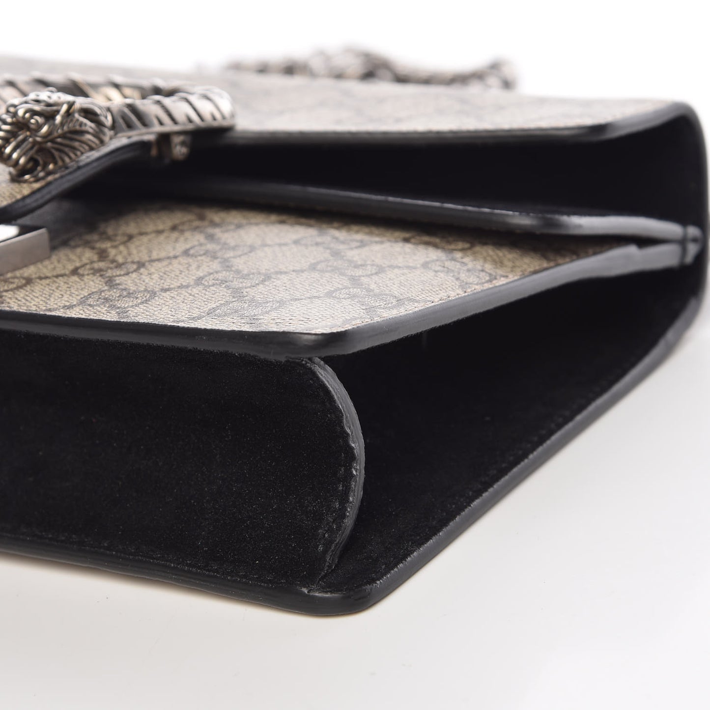 GG Supreme Monogram Mini Dionysus Shoulder Bag Black