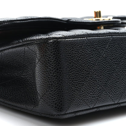 Chanel Caviar Quilted Small Double Flap Black 8 of 10