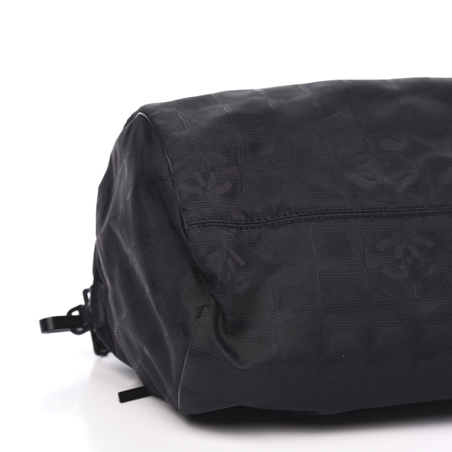 Chanel Nylon Travel Duffle Black 7 of 9