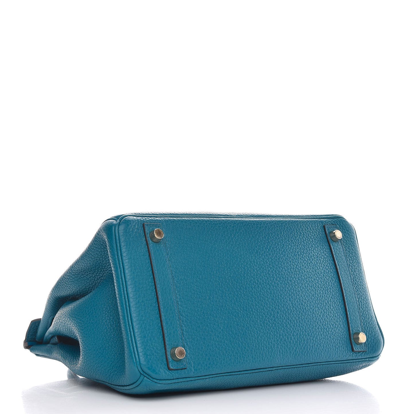 Taurillon Clemence Birkin 30 Bleu Izmir