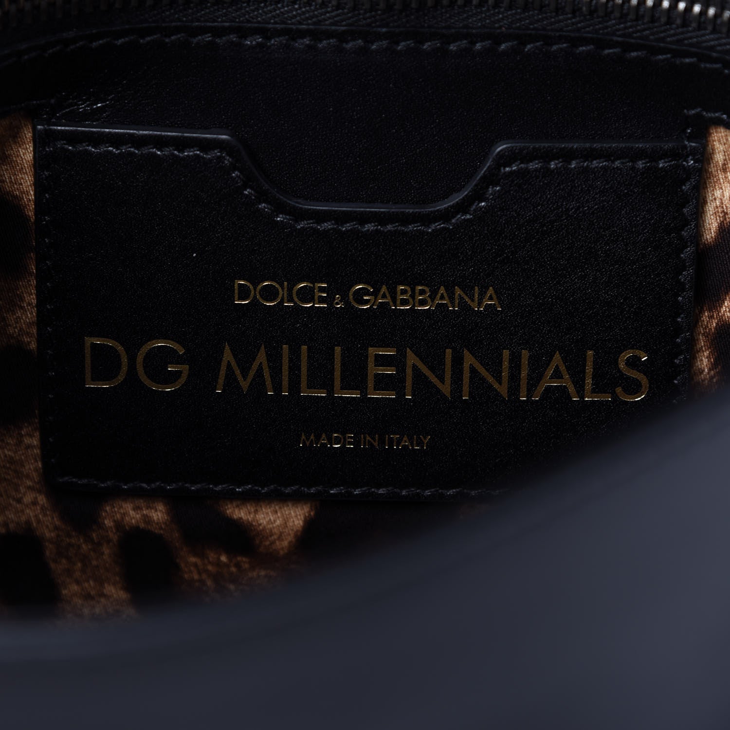 Dolce & Gabbana Nappa Crystal Embellished Millennial Rectangular Shoulder Bag Black 8 of 9