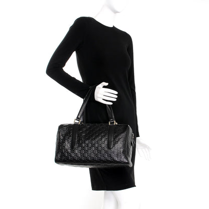 Gucci Guccissima Boston Black 2 of 7