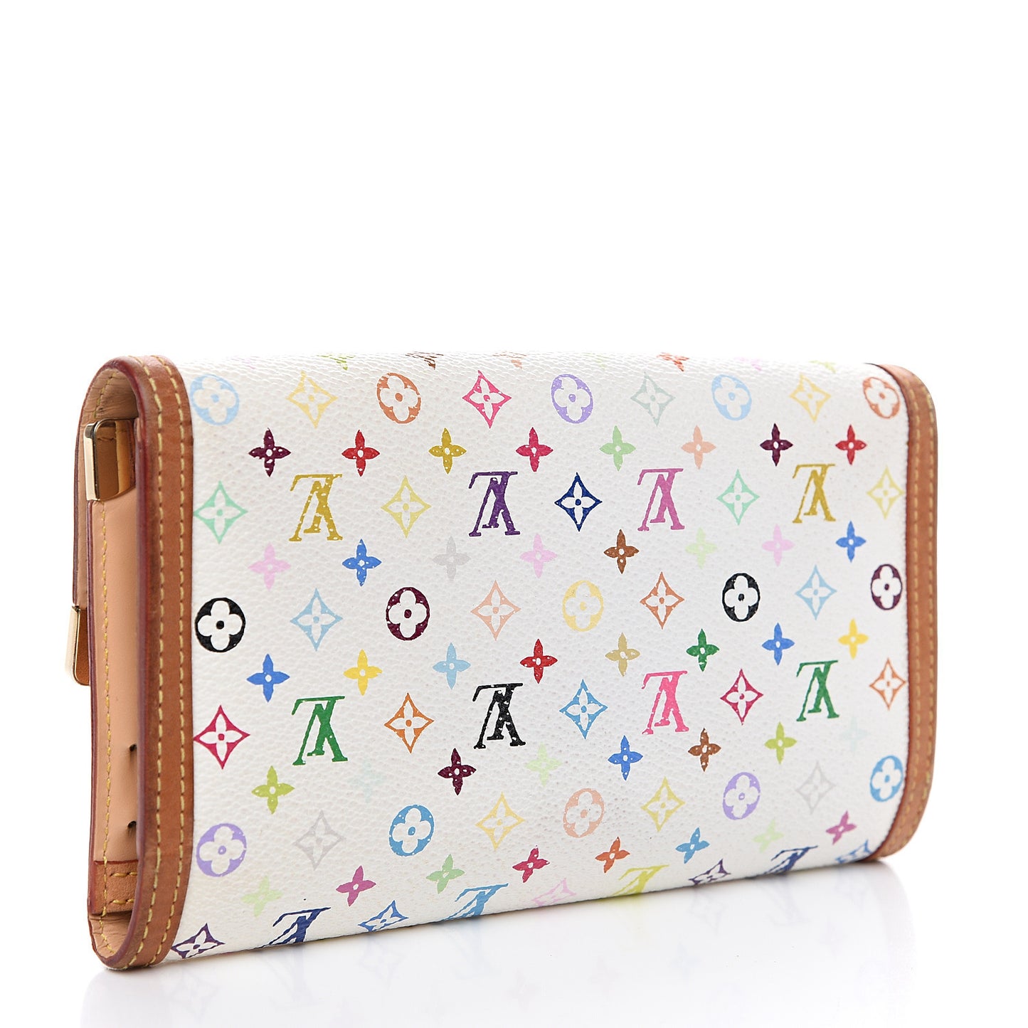 Monogram Multicolor Porte Tresor International Wallet White