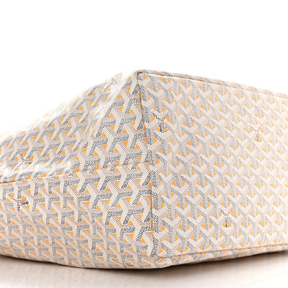 Goyard Goyardine Saint Louis Claire Voie GM White 10 of 11