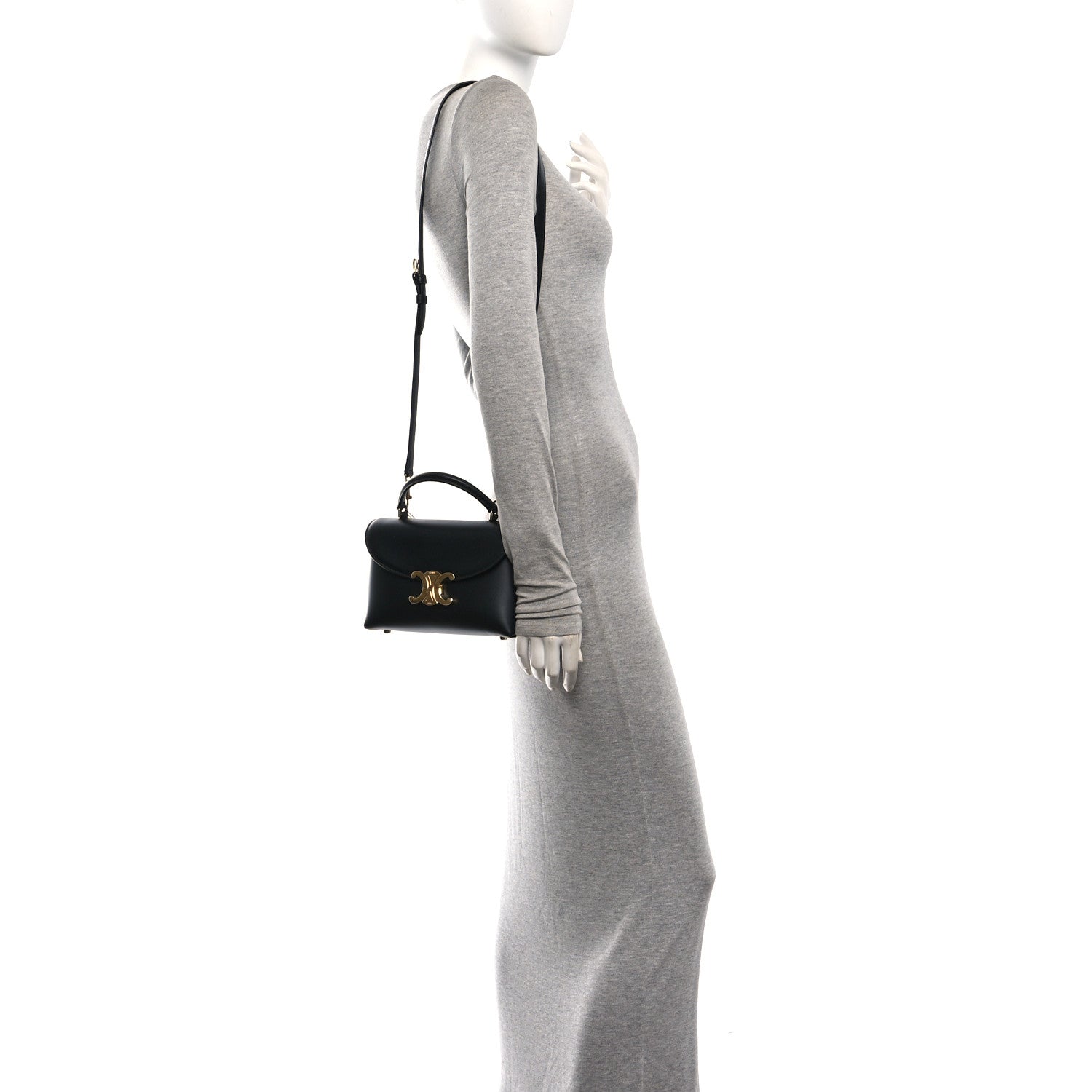 Celine Smooth Satinated Calfskin Teen Nino Black 2 of 10