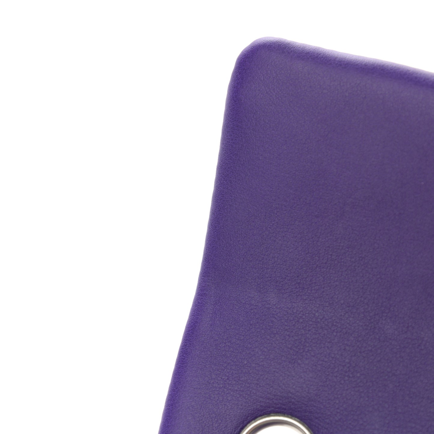 Patent Quilted Mini Rectangular Flap Purple