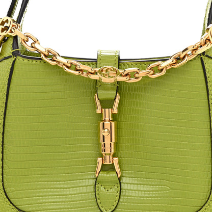 Gucci Lizard Mini Jackie 1961 Green 7 of 9
