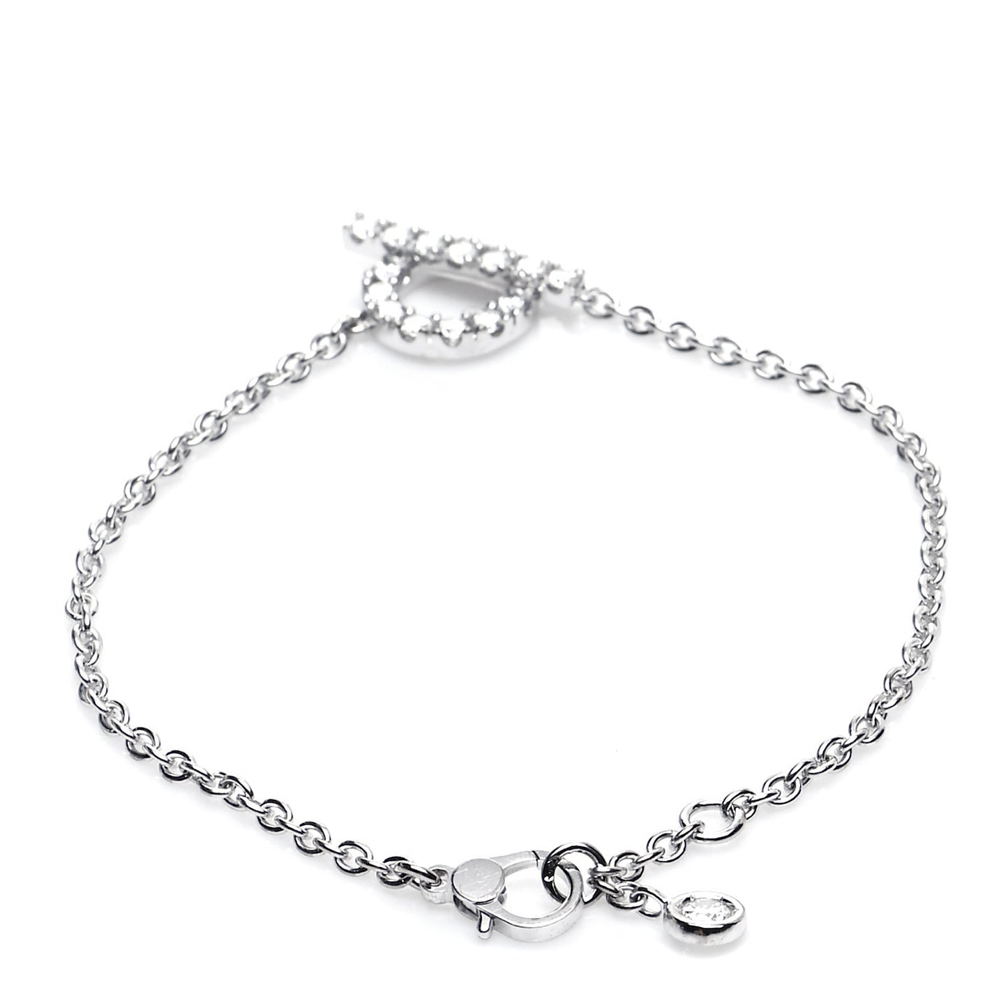 18K White Gold Diamond Finesse Bracelet SH