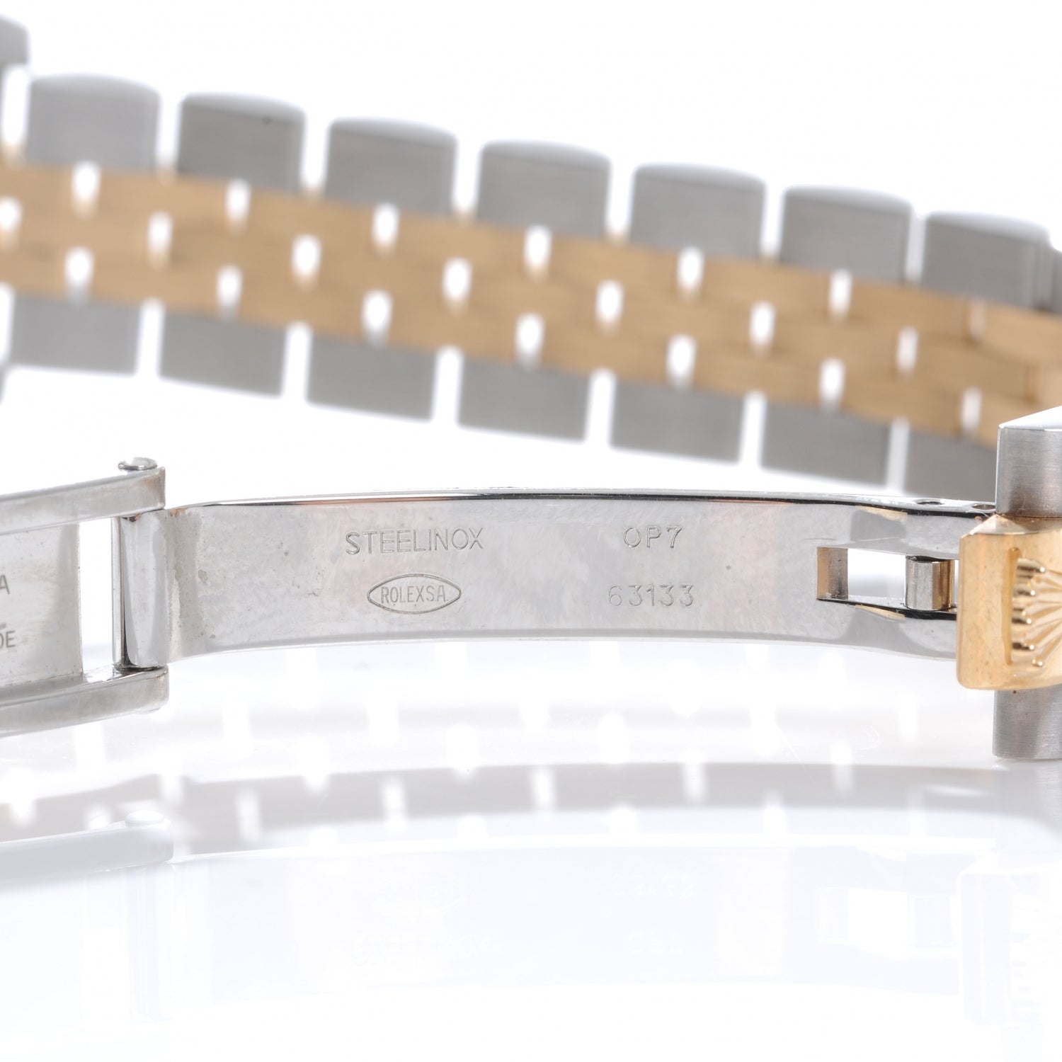 Rolex Ladies Stainless Steel 18k Diamond Oyster Perpetual Datejust Watch 6 of 6