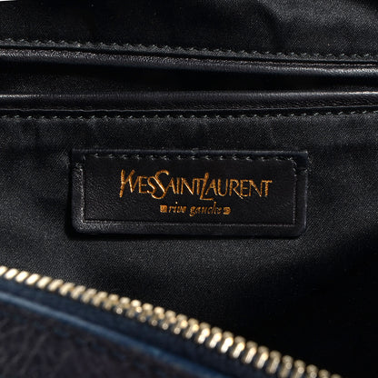 Saint Laurent Leather Large Muse Navy Blue 6 of 10