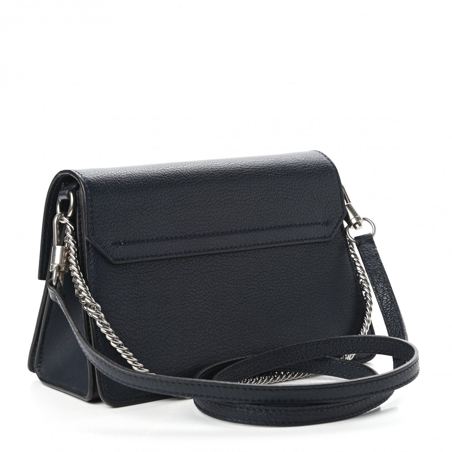 Goatskin Small GV3 Shoulder Bag Dark Blue