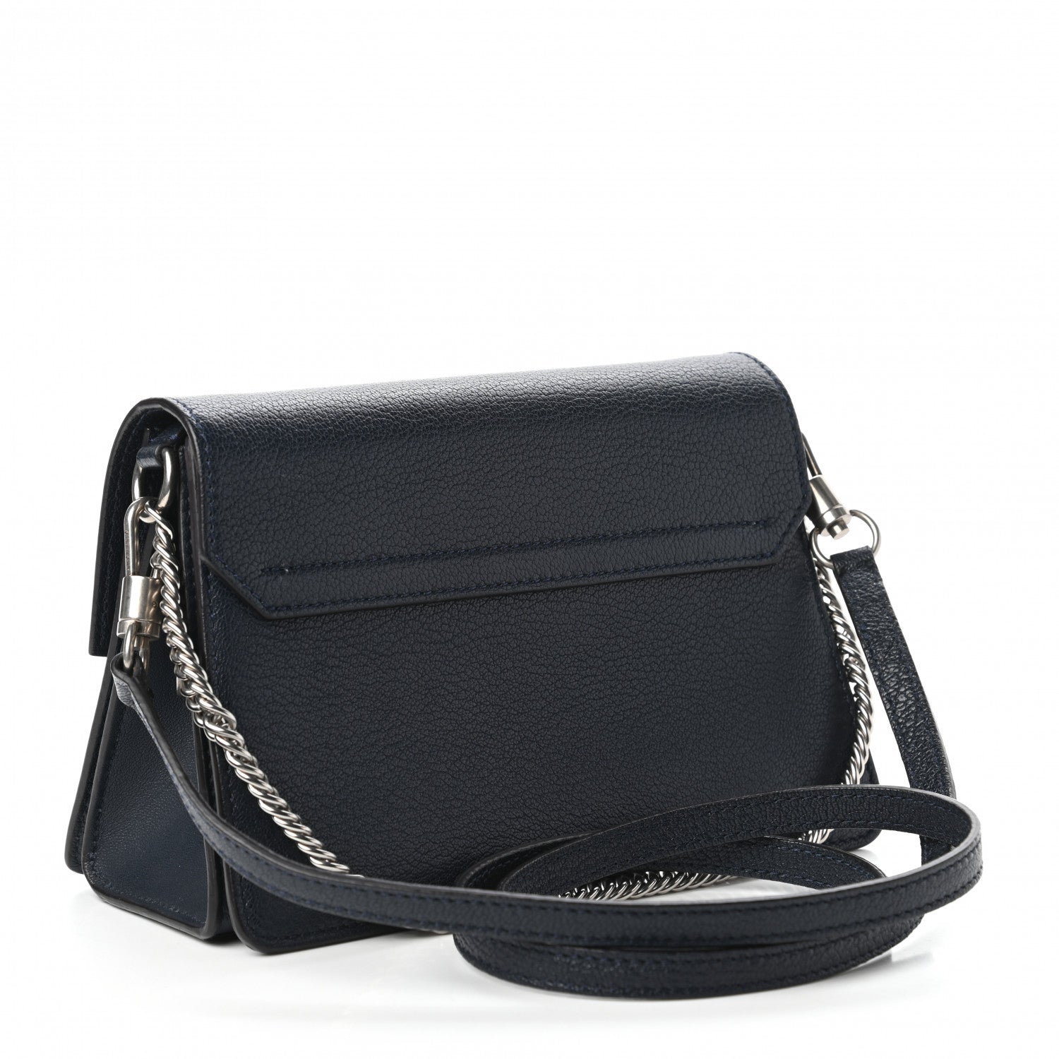Givenchy Goatskin Small GV3 Shoulder Bag Dark Blue 3 of 9