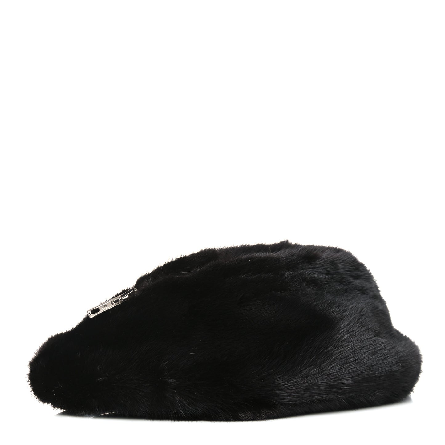 Fur Belt Bag Black