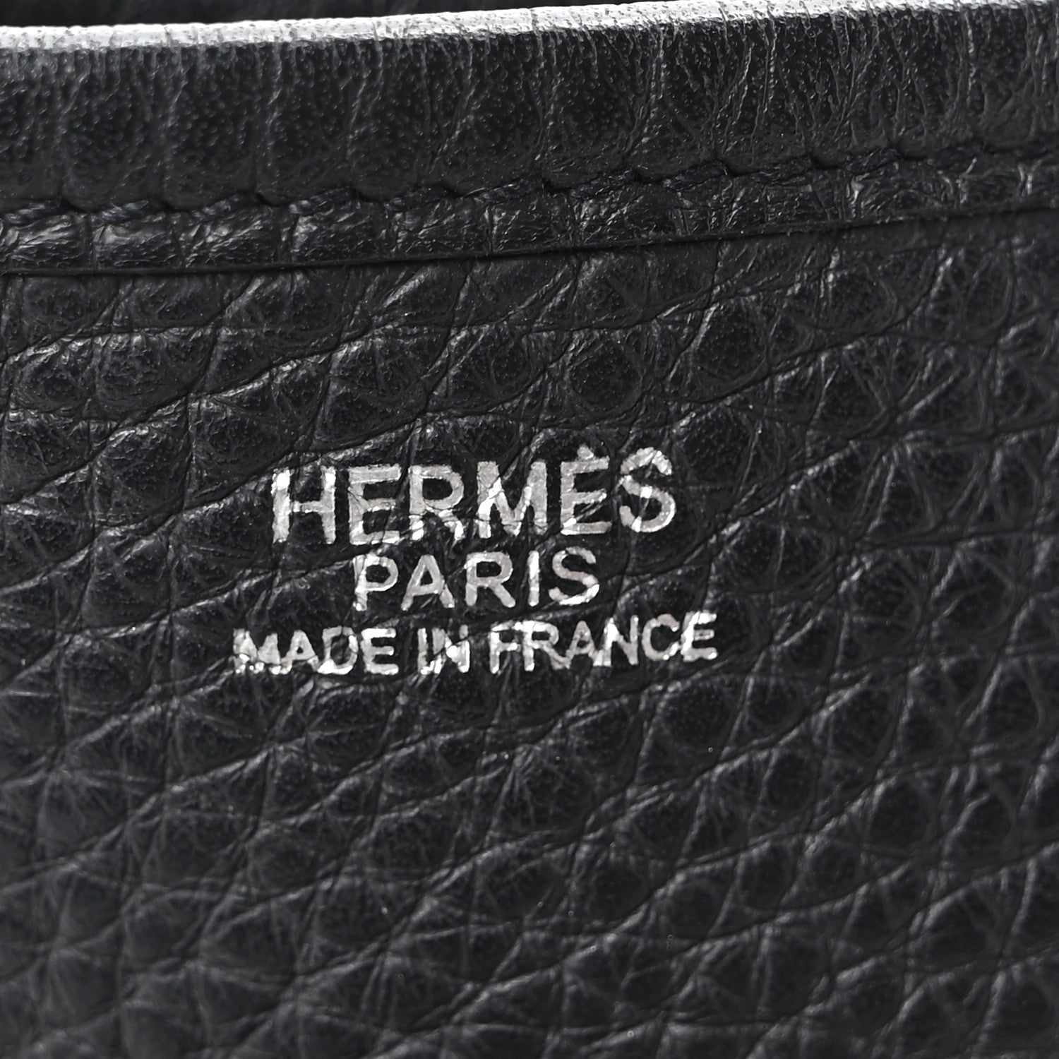 Hermes Taurillon Clemence Evelyne GM Black 6 of 10