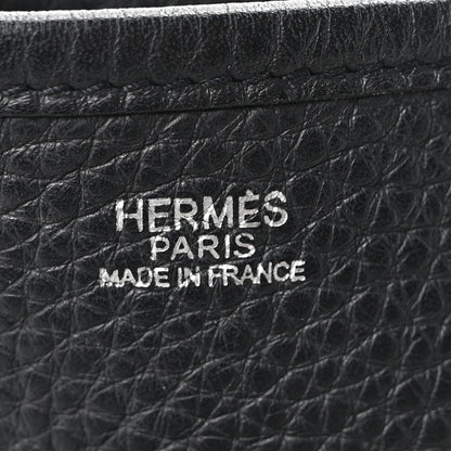 Hermes Taurillon Clemence Evelyne GM Black 6 of 10