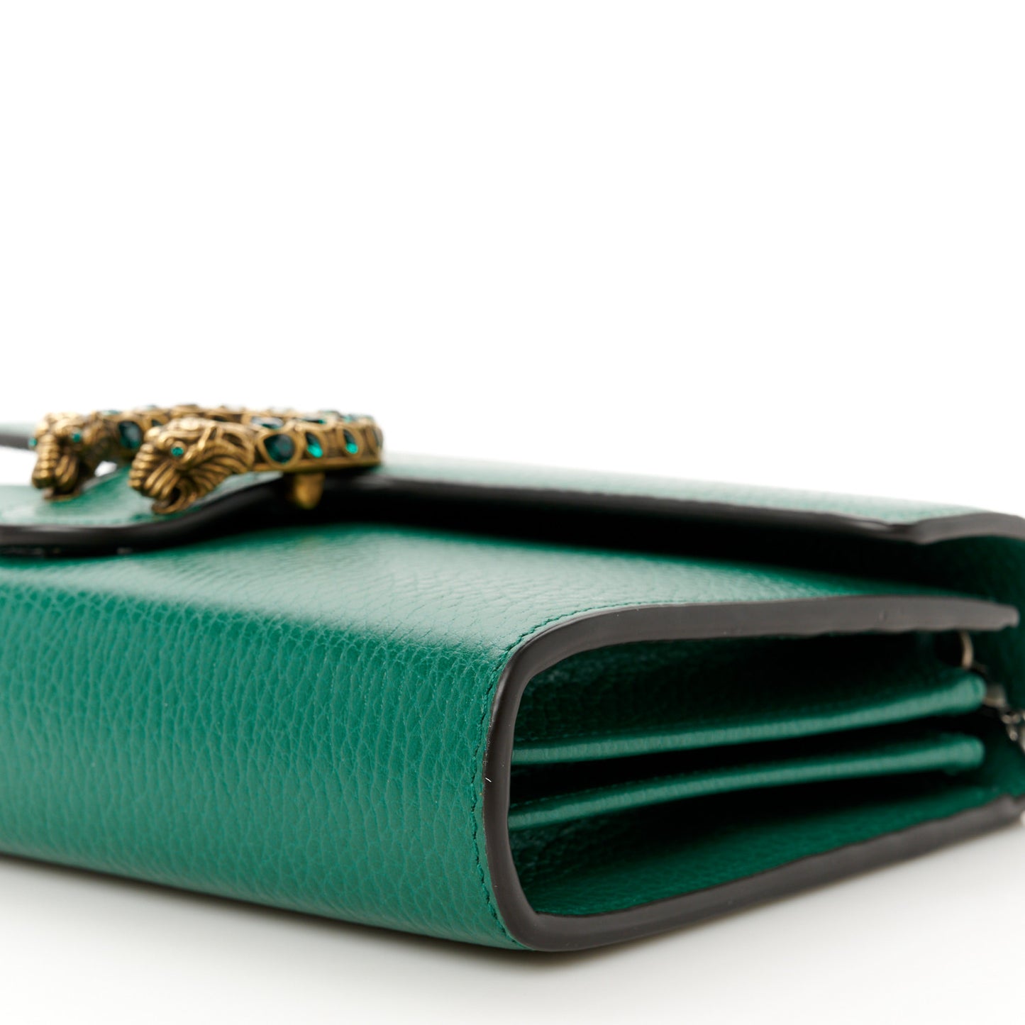 Calfskin Mini Dionysus Chain Wallet Emerald