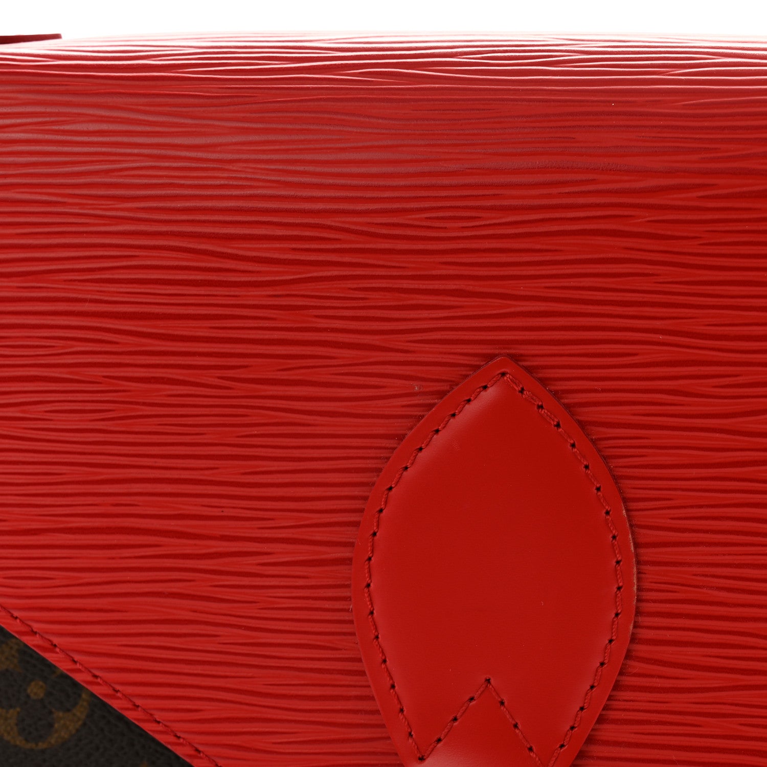 Louis Vuitton Monogram Epi Saint Michel Coquelicot 10 of 13