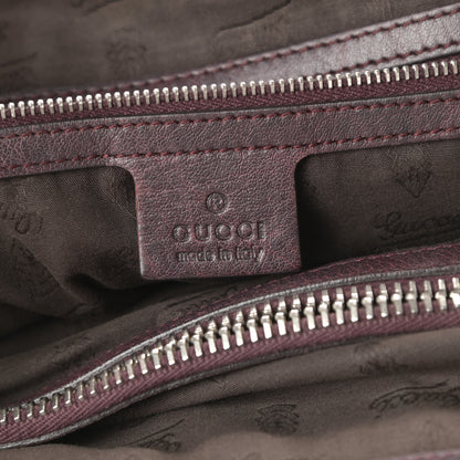 Gucci Monogram Medium Bamboo Bar Tote Brown 6 of 15
