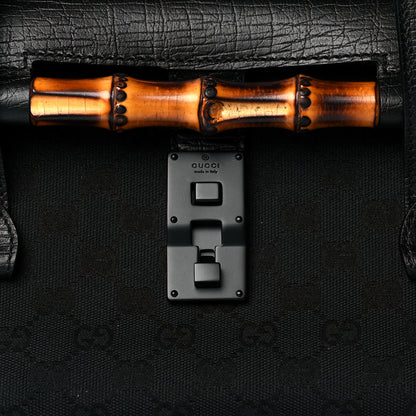 Gucci Monogram Bamboo Bullet Bag Black 8 of 10