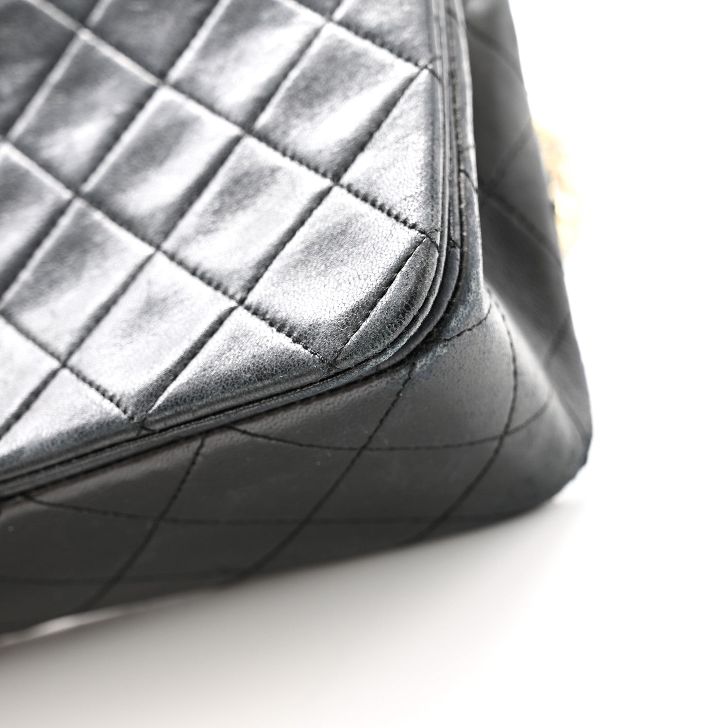 Chanel Lambskin Quilted Small Single Flap Black 12 of 15