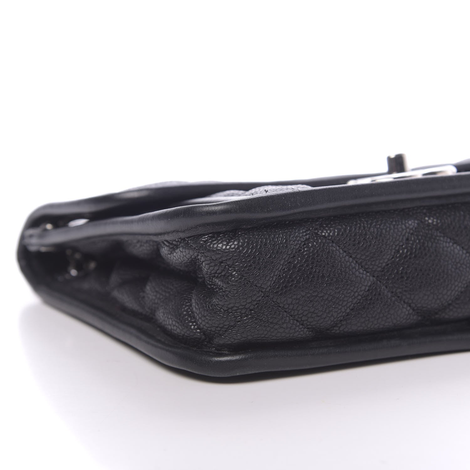Chanel Caviar Quilted Mini French Riviera Flap Black 9 of 12