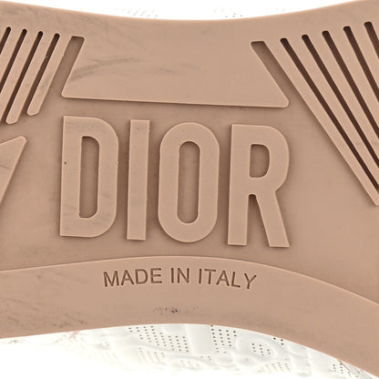 Christian Dior CHRISTIAN DIOR Calfskin Oblique Laser Perforated Dior One Low Sneakers 36.5 Off White Nude 6 of 8