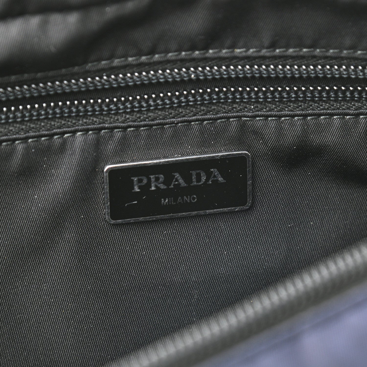 Prada Tessuto Nylon Montagna Belt Bag Blue 6 of 9
