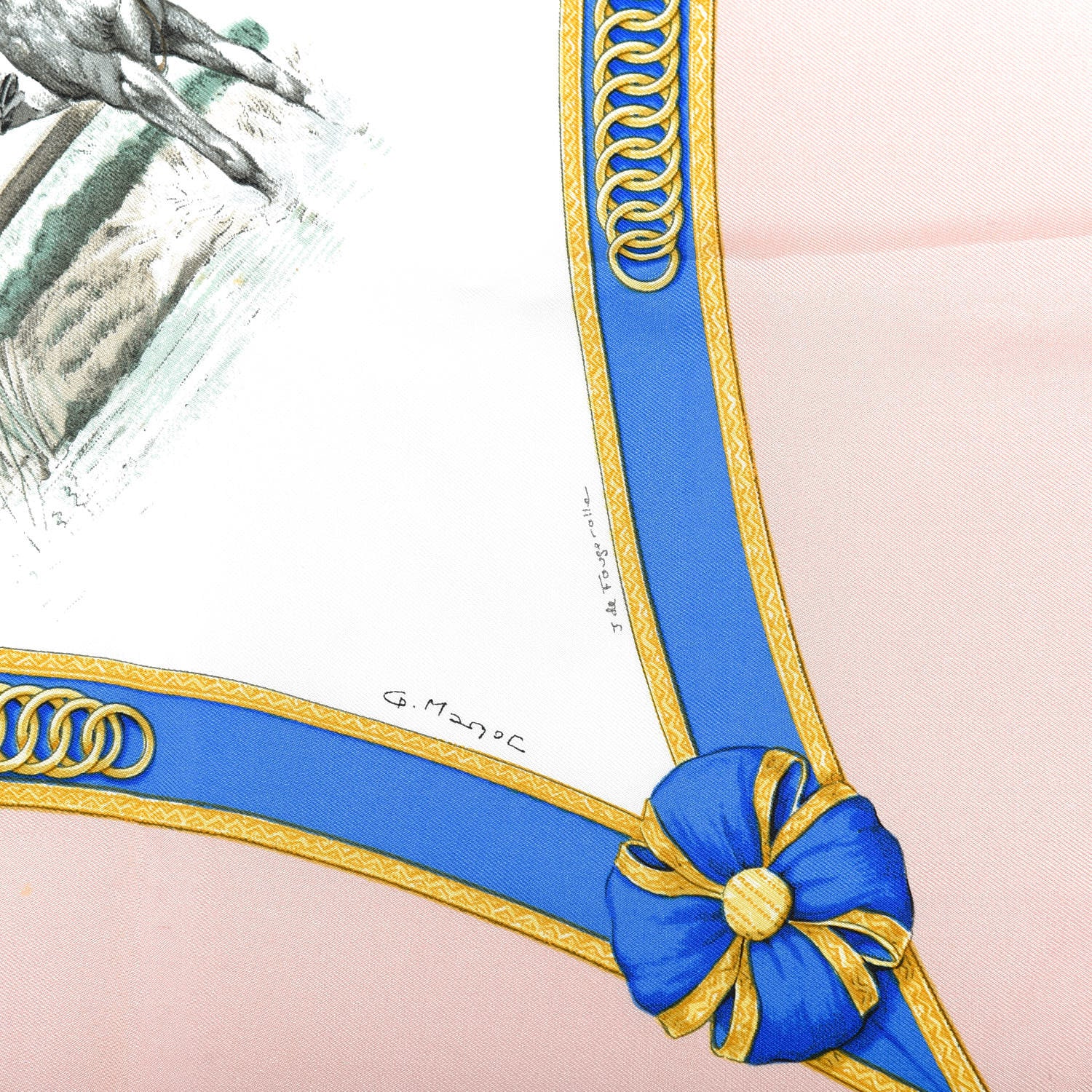 Hermes Silk Les General L'Hotte Scarf 90 4 of 9