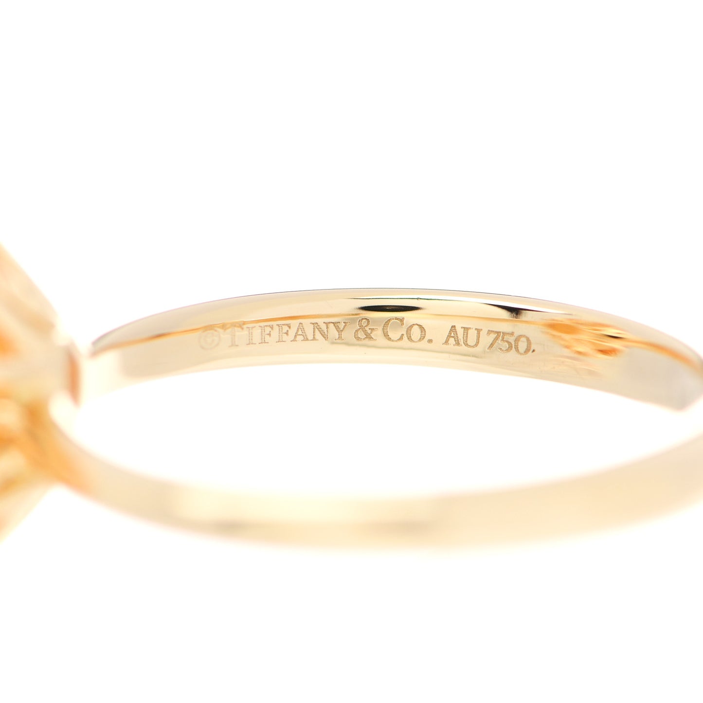 18K Yellow Gold Citrine Octagonal Sparklers Cocktail Ring 52 6
