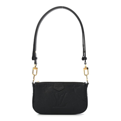 Louis Vuitton Empreinte Monogram Giant Multi Pochette Accessories Mini Pochette Black 1 of 8