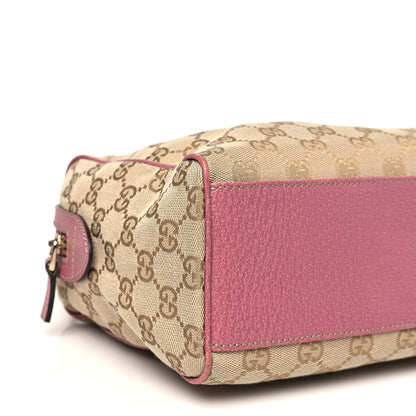 Gucci Monogram Small Charmy Boston Pink 8 of 10