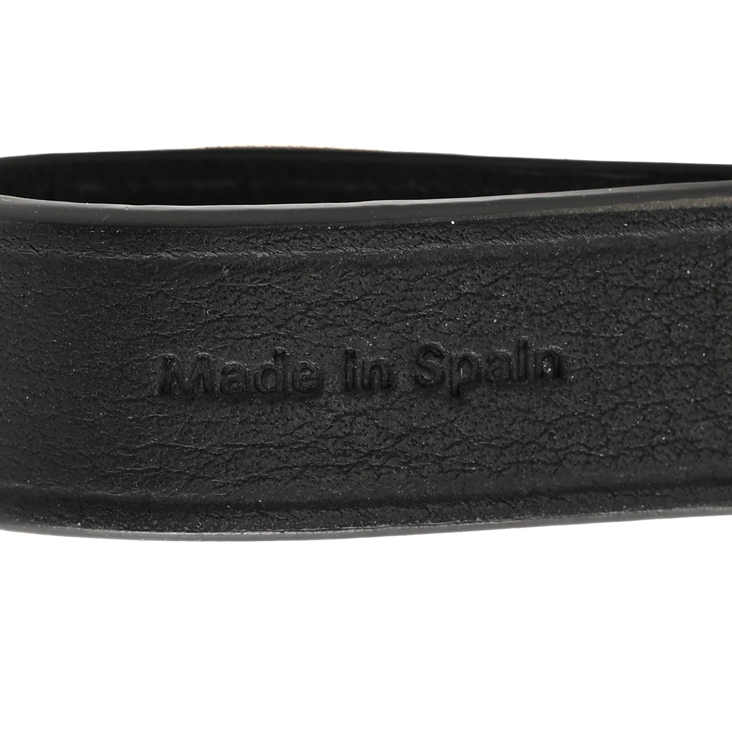 Loewe Calfskin Spiral Woven Short Strap Black 4 of 5