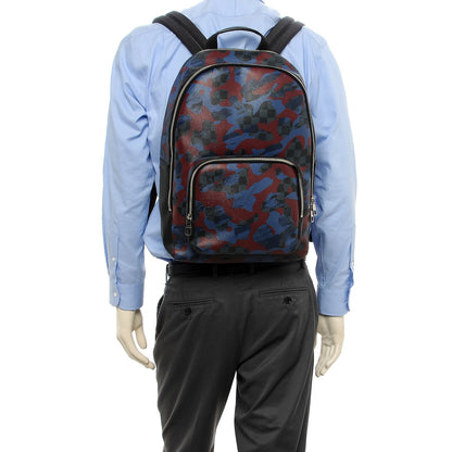 Louis Vuitton Damier Cobalt Camouflage Andy Backpack Bordeaux 2 of 23