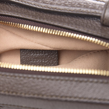 Gucci GG Supreme Monogram Mini Ophidia Top Handle Shoulder Bag Brown 7 of 10